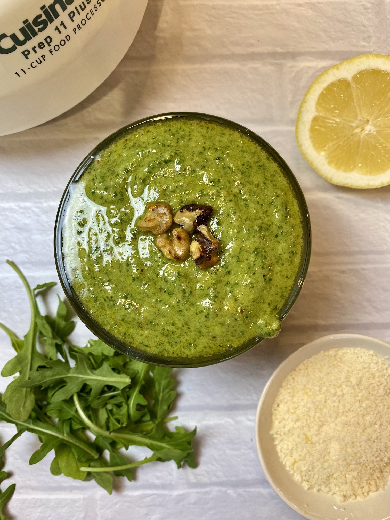 Toasted Walnut and Arugula Pesto